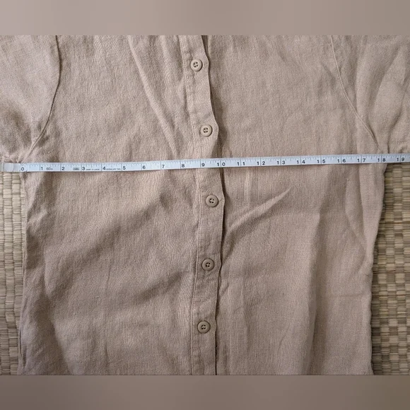 NWT Jungmaven Stillwater Pant Romper 100% Hemp Oat Milk Women's Size Medium - Picture 5 of 5